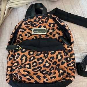 Marc Jacobs cheetah backpack